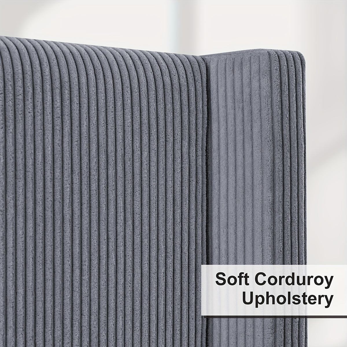 61 platform bed frame upholstered bed corduroy wingback - Temu
