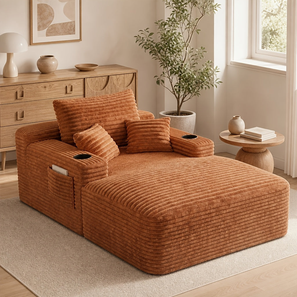 65 inch oversized sofa chair indoor oversized boneless long - Temu