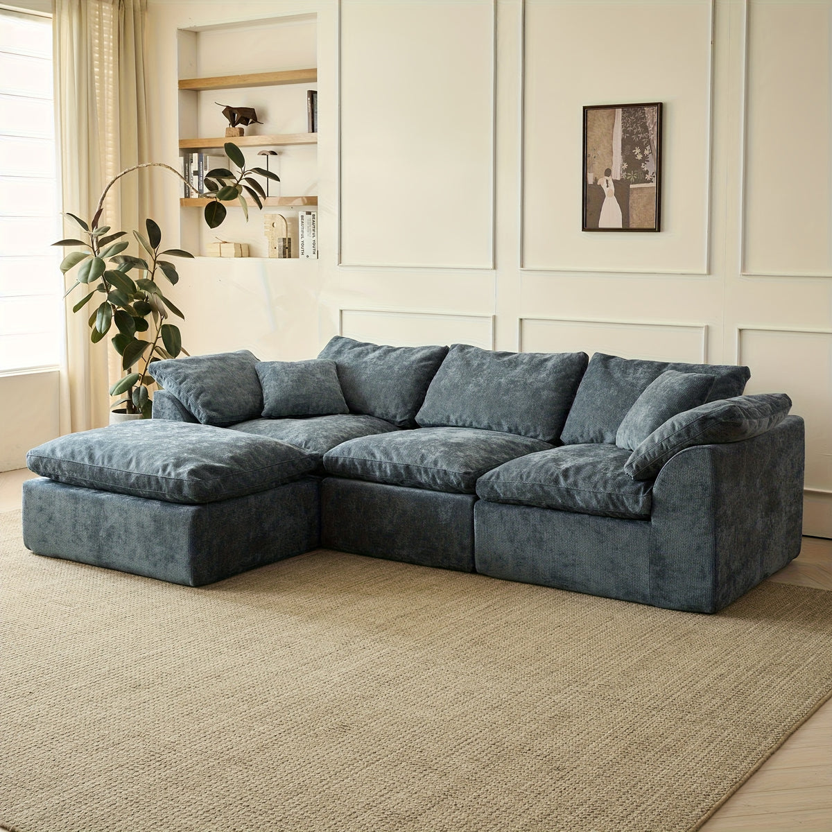 109 modern cloud couches living room deep seat convertible l - Temu