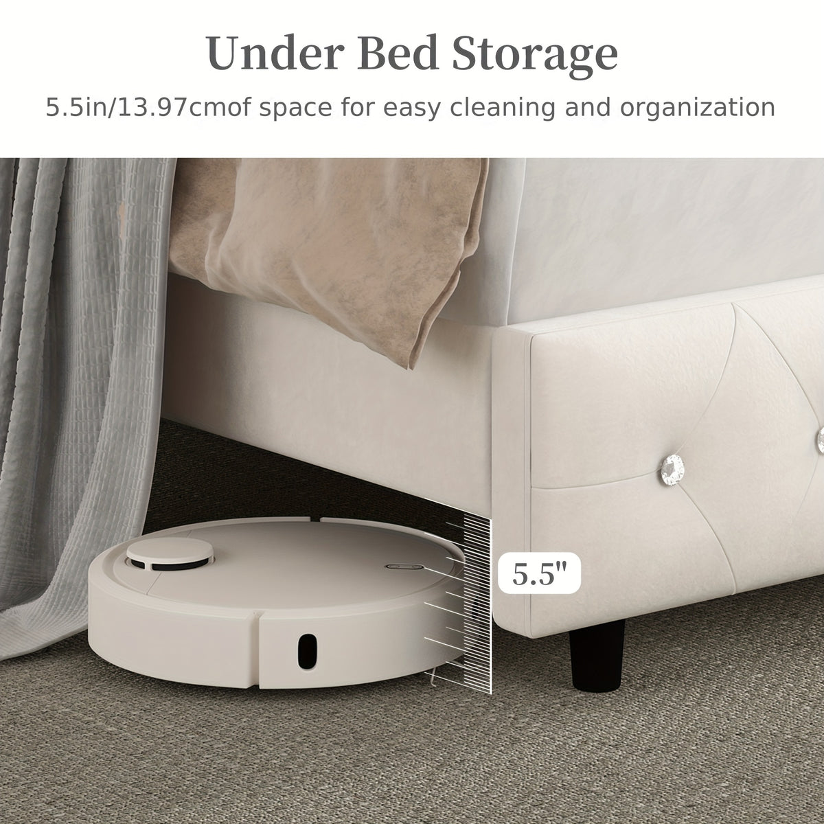 queen led bed frame galaxy   projector charging - Temu