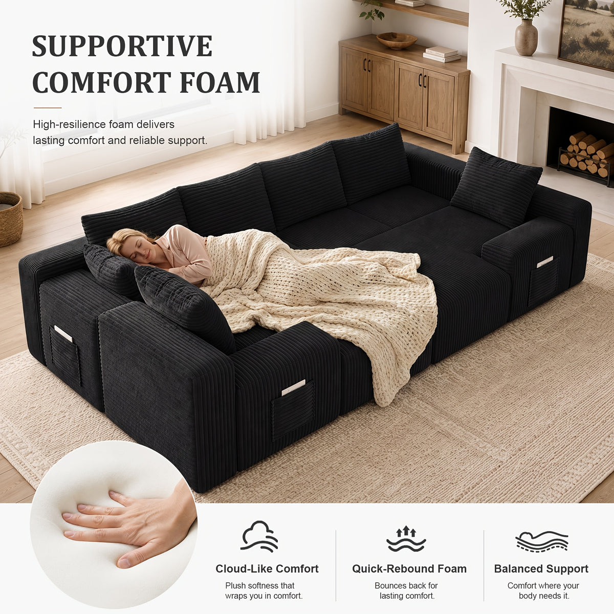 121 u shaped modular sectional sofa suitable holiday - Temu