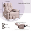 rocking recliner chair modern 360 swivel glider recliner - Temu