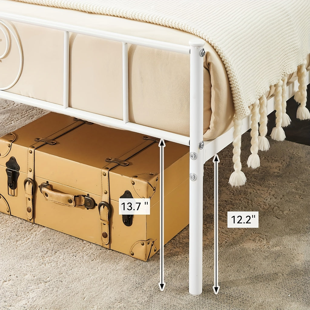 bed frame platform headboard footboard bed frame mattress - Temu