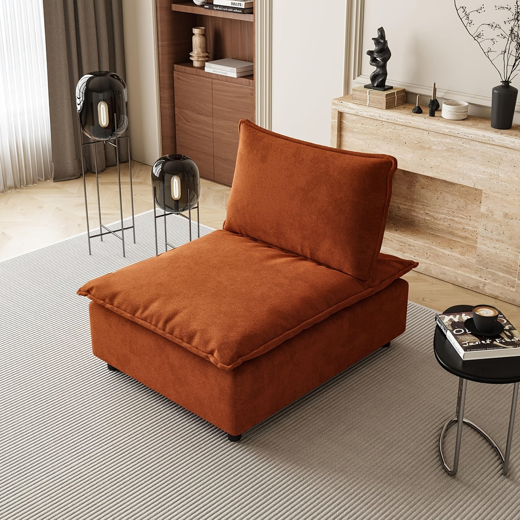 modern upholstered single chair adjustable backrest leisure - Temu