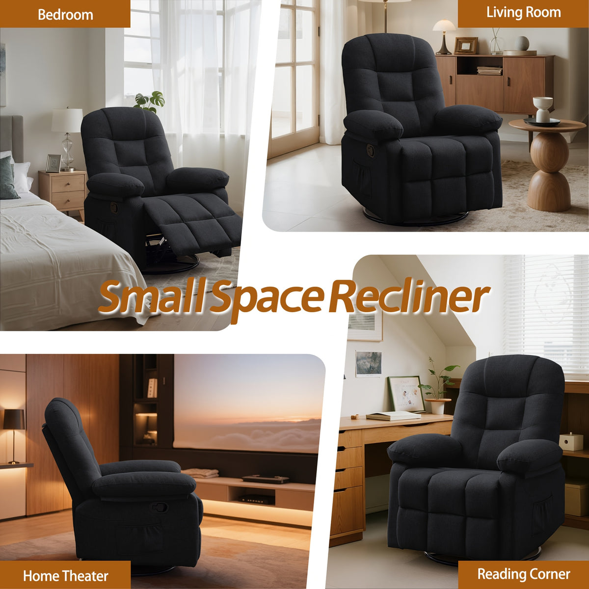 apartment single chair   360 rotating rocking chair - Temu