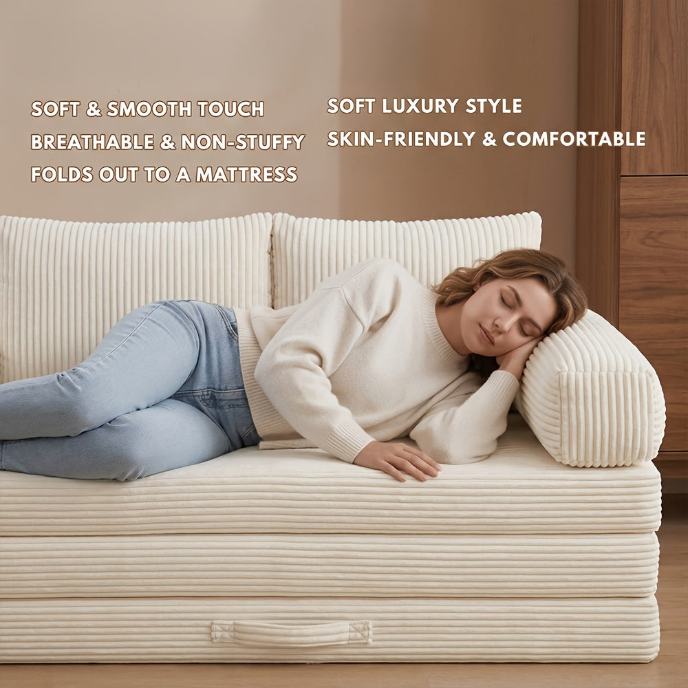 4 in 1 convertible sofa bed futon foldable sleeper system - Temu