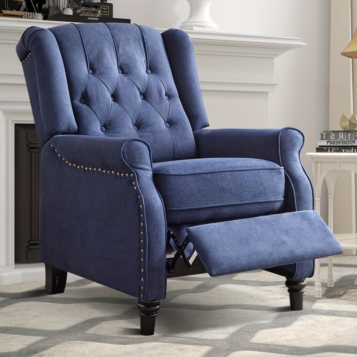 recliner chair fabric armchair push back recliner - Temu