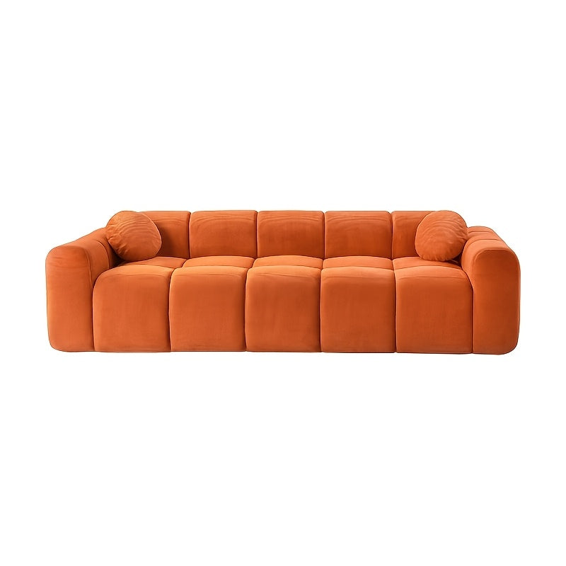 98 4 inch boneless sofa couch 2 pillows extra deep seats - Temu