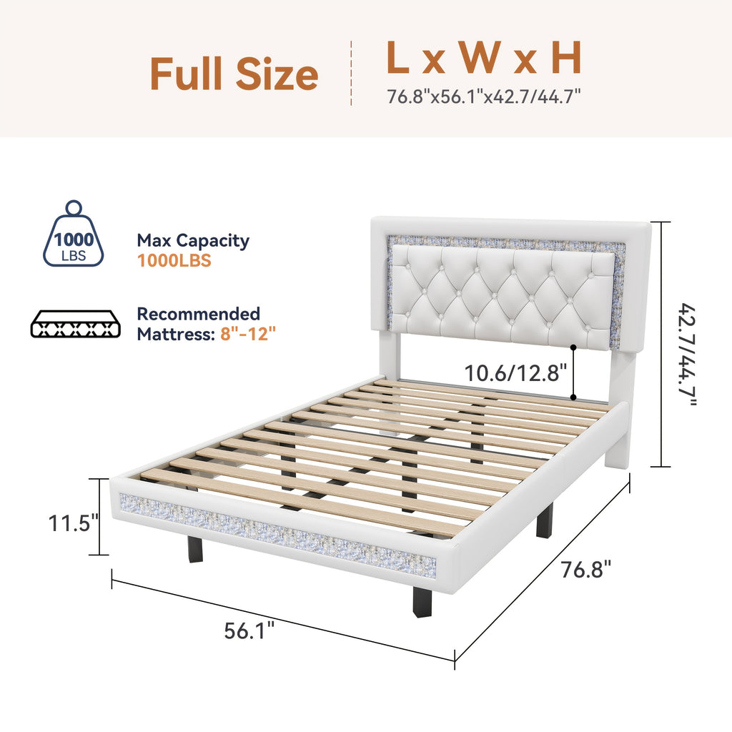 mraeer diamond quilted velvet silent full queen bed frame - Temu
