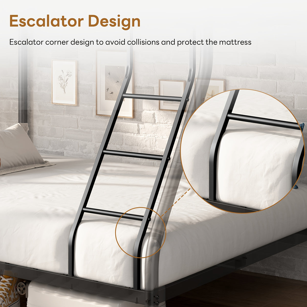 bunk beds twin twin full size heavy duty metal bunk bed - Temu