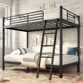 bunk beds twin twin full size heavy duty metal bunk bed - Temu