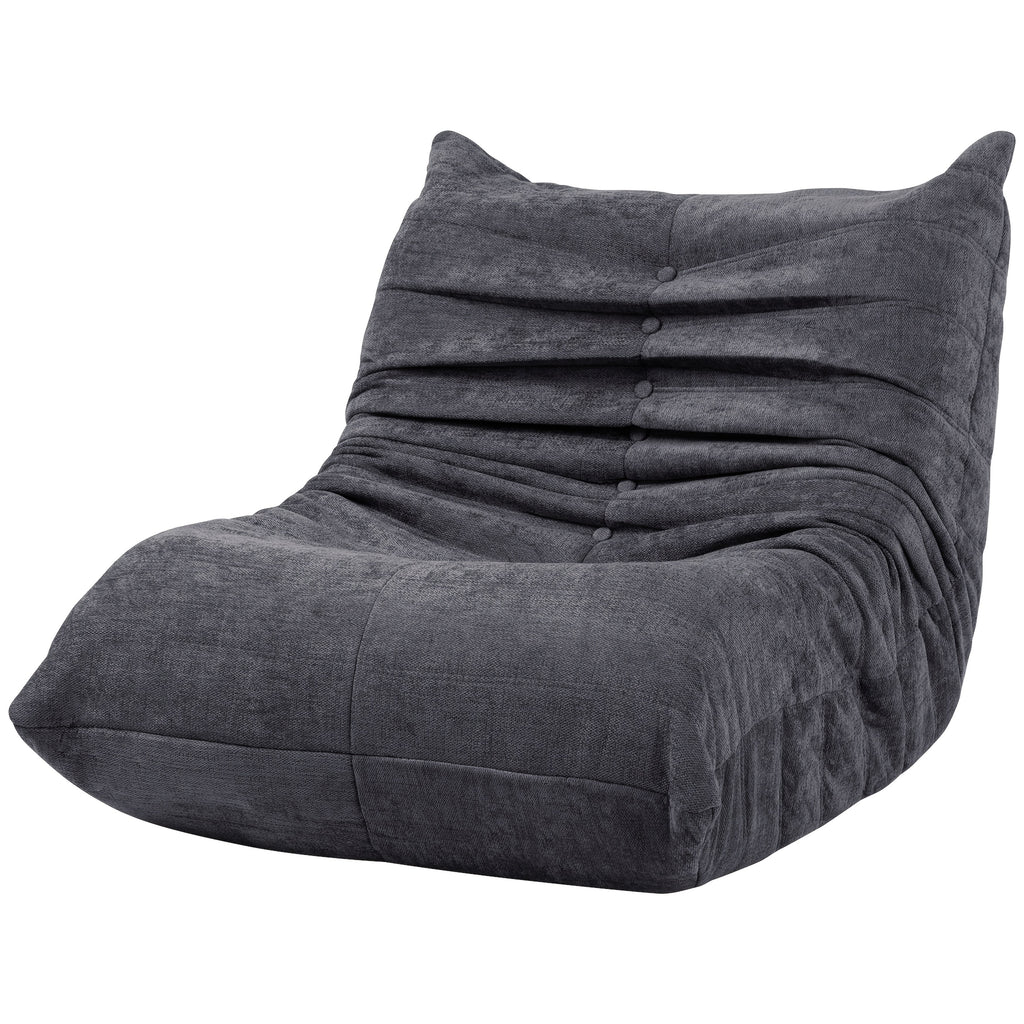 oversized bean bag chair   premium fabric foam filled - Temu