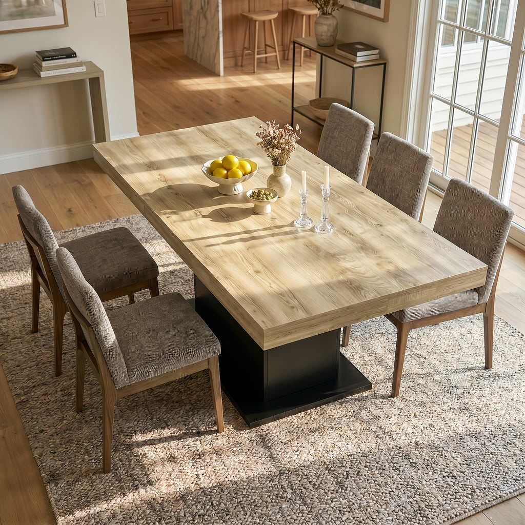 extendable   table 6 8 people 79 adjustable dining - Temu