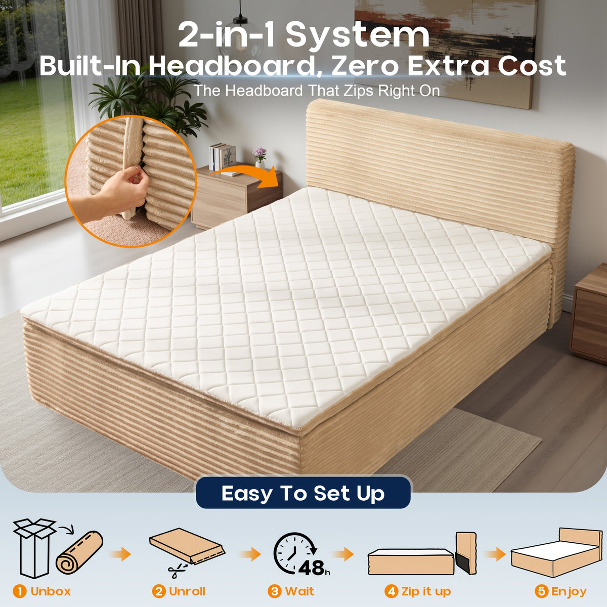 no assembly sofa bed in     in a compact box - Temu