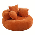 round oversized chair floor sofa chair chenille compressed - Temu