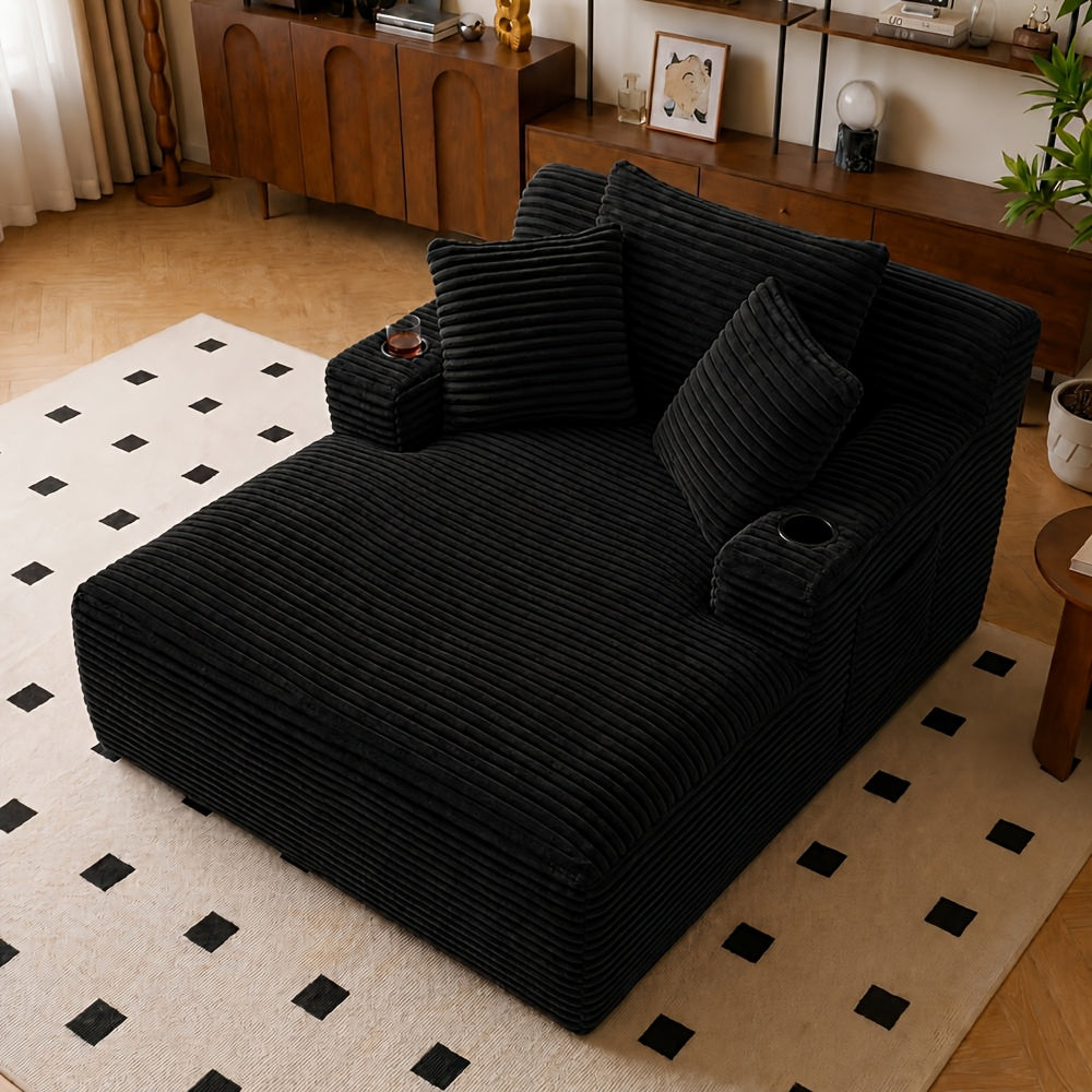 67 oversized cloud corduroy boneless chaise lounge cup - Temu