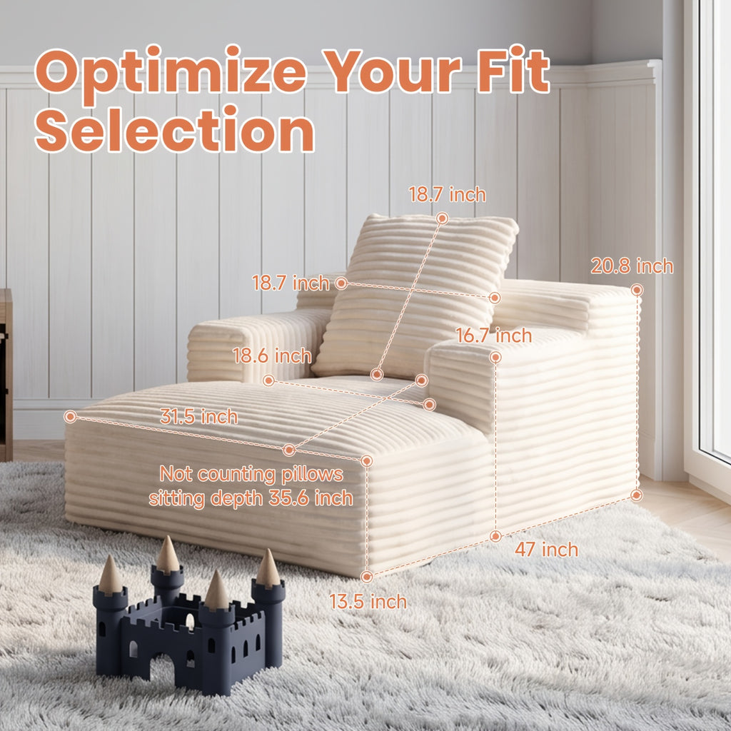 30 68 recliner oversized chaise lounge indoor - Temu