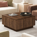 coffee table   square walnut stylish   design - Temu