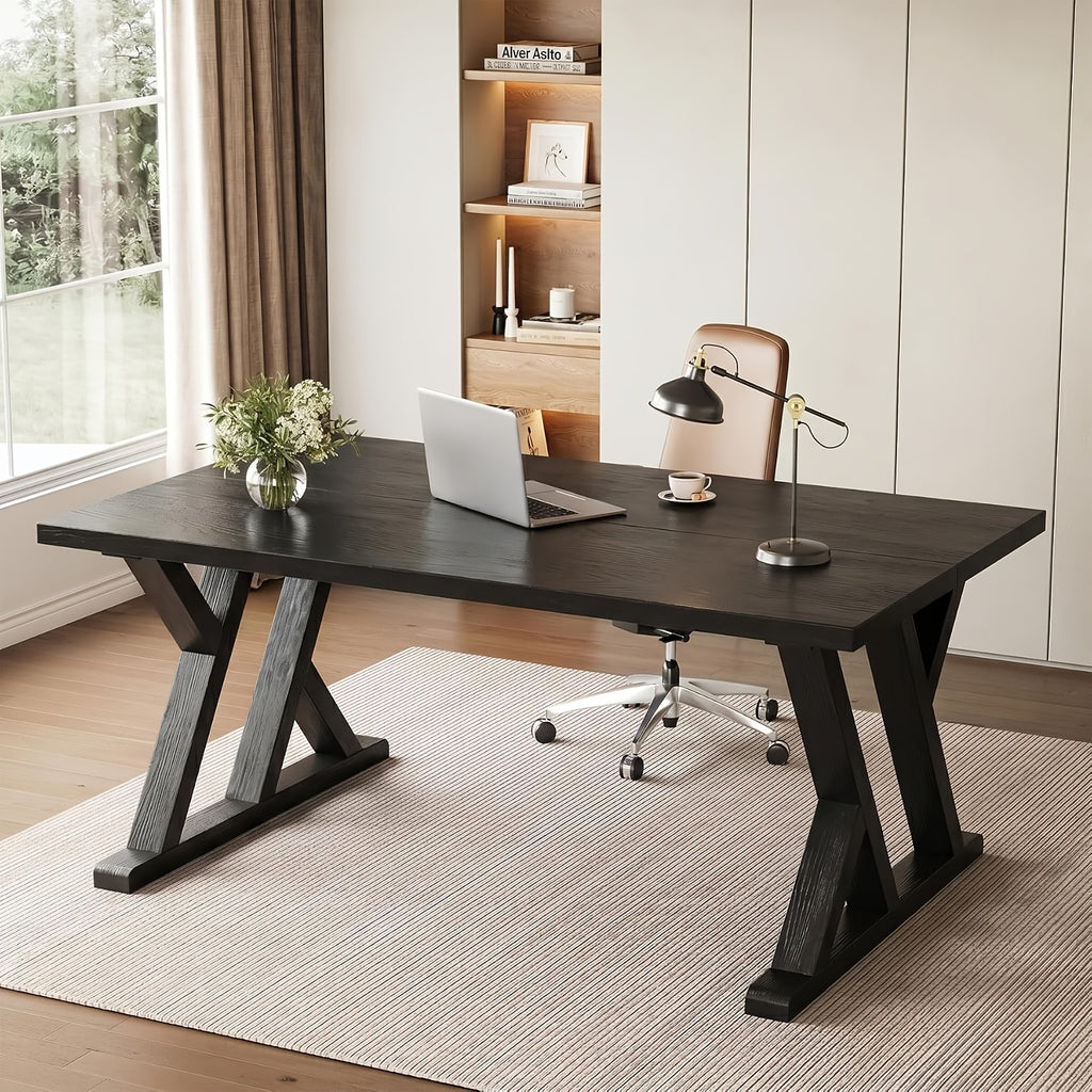 black 62 99 inch multi functional rectangular table x shaped - Temu