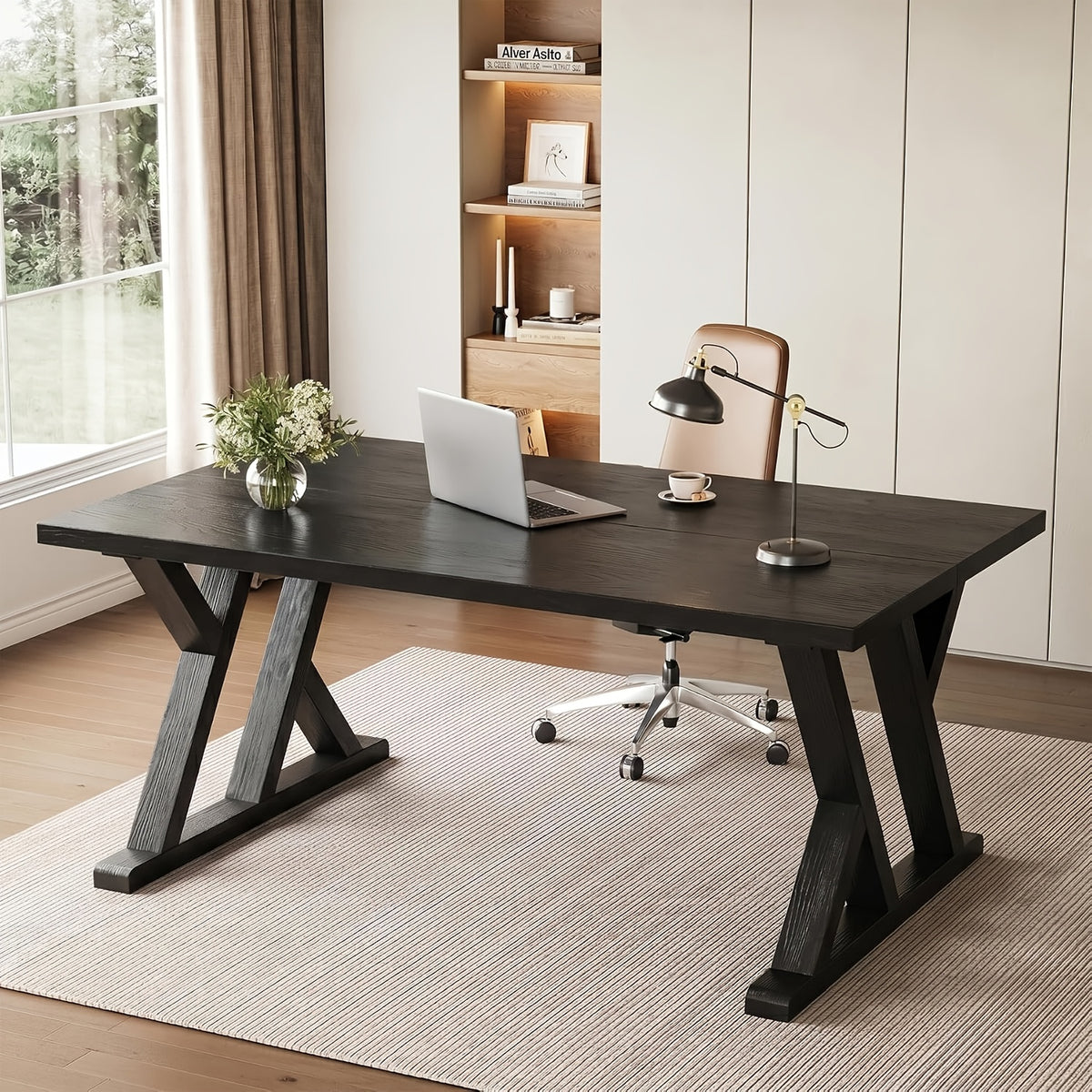 black 62 99 inch multi functional rectangular table x shaped - Temu