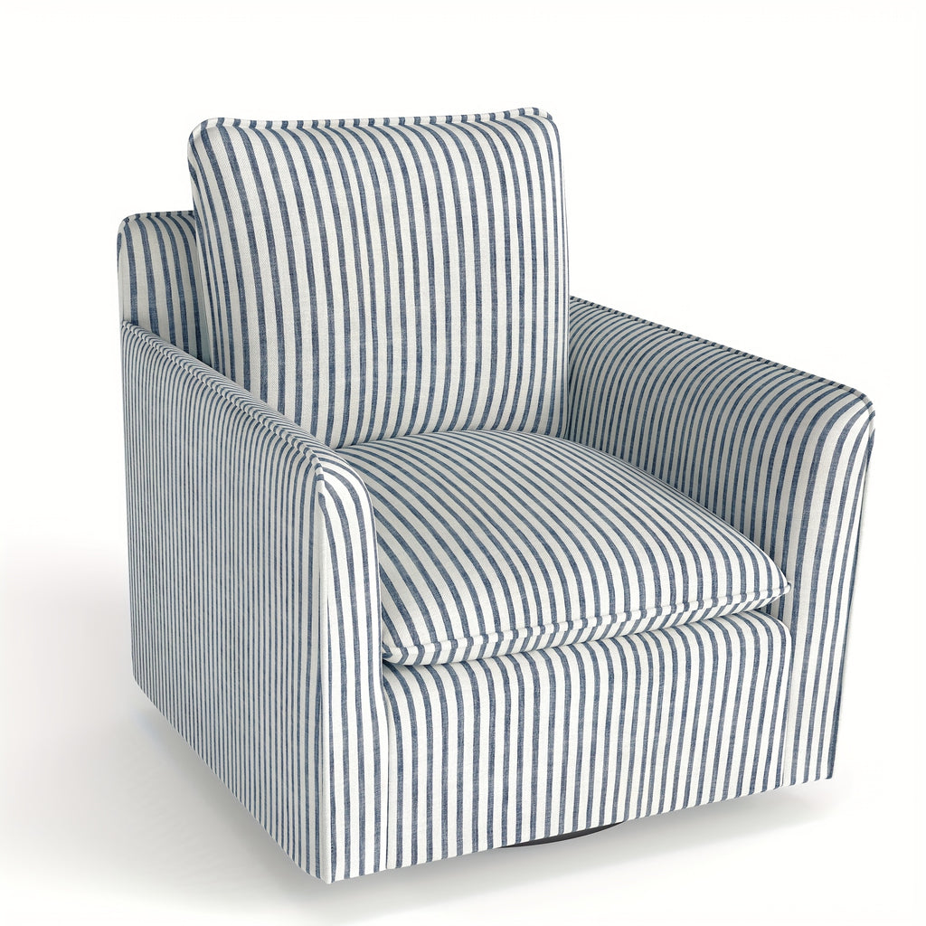 modern brown metal swivel accent chair thick padded backrest - Temu