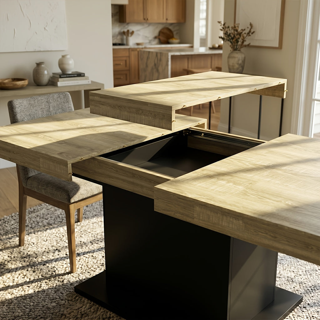 extendable   table 6 8 people 79 adjustable dining - Temu