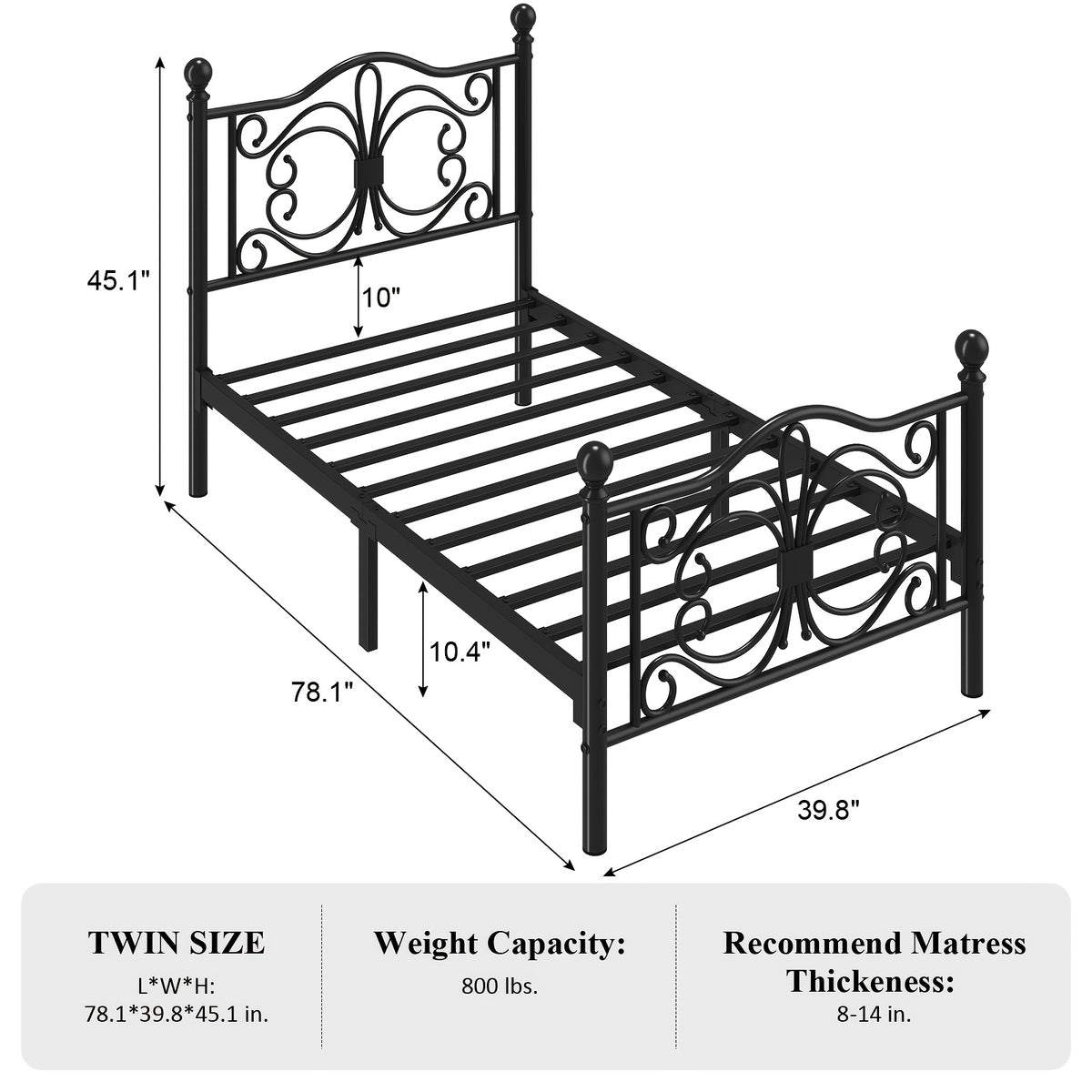 bed frame bed storage metal platform bed vintage   - Temu