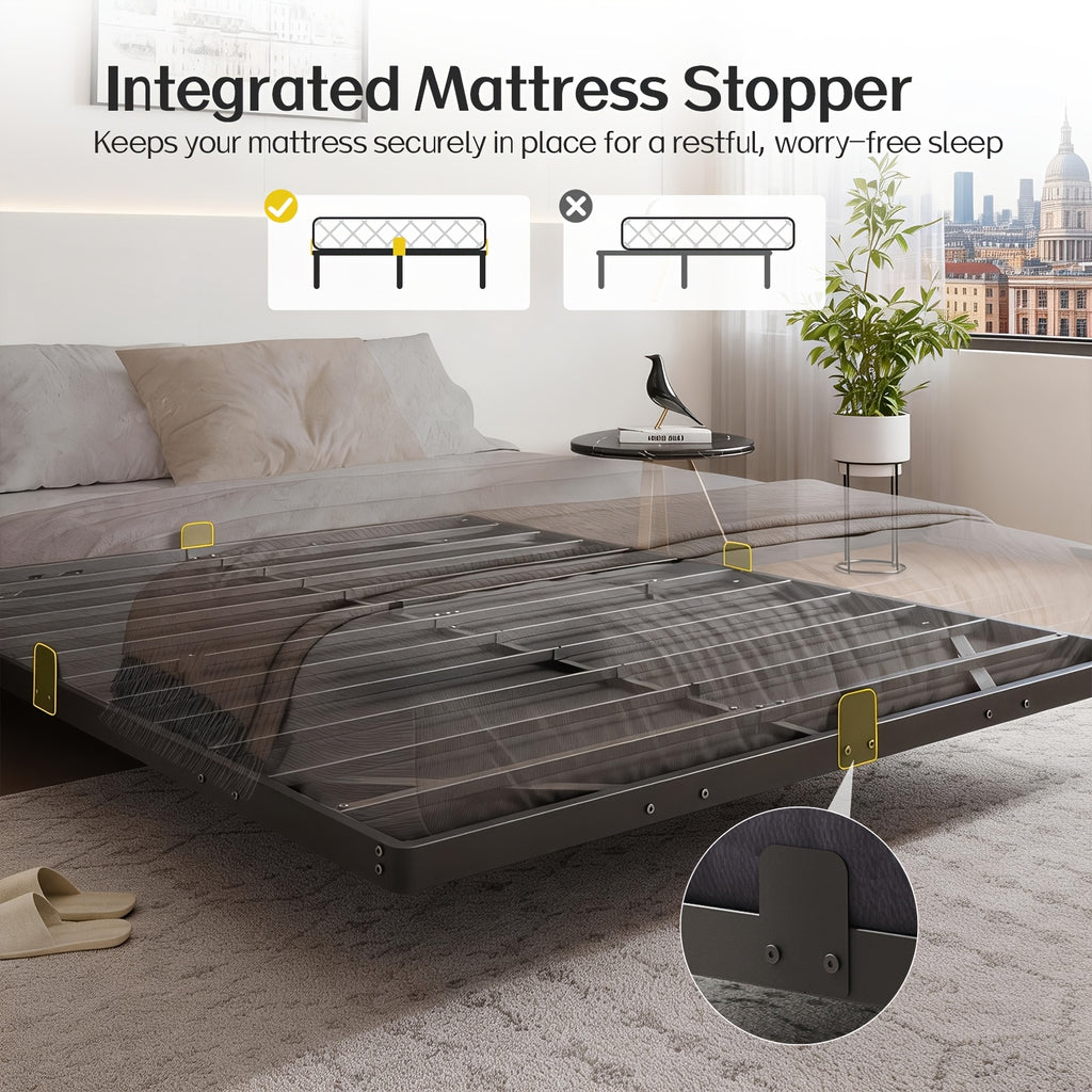 bed frame floats   led lighting a charging station - Temu