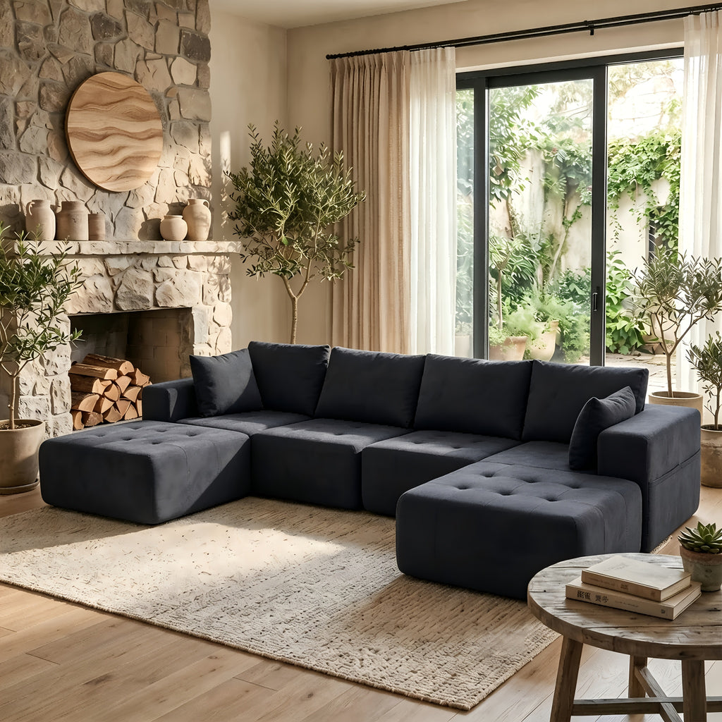 130 oversized cloud sectional couches convertible l u shape - Temu