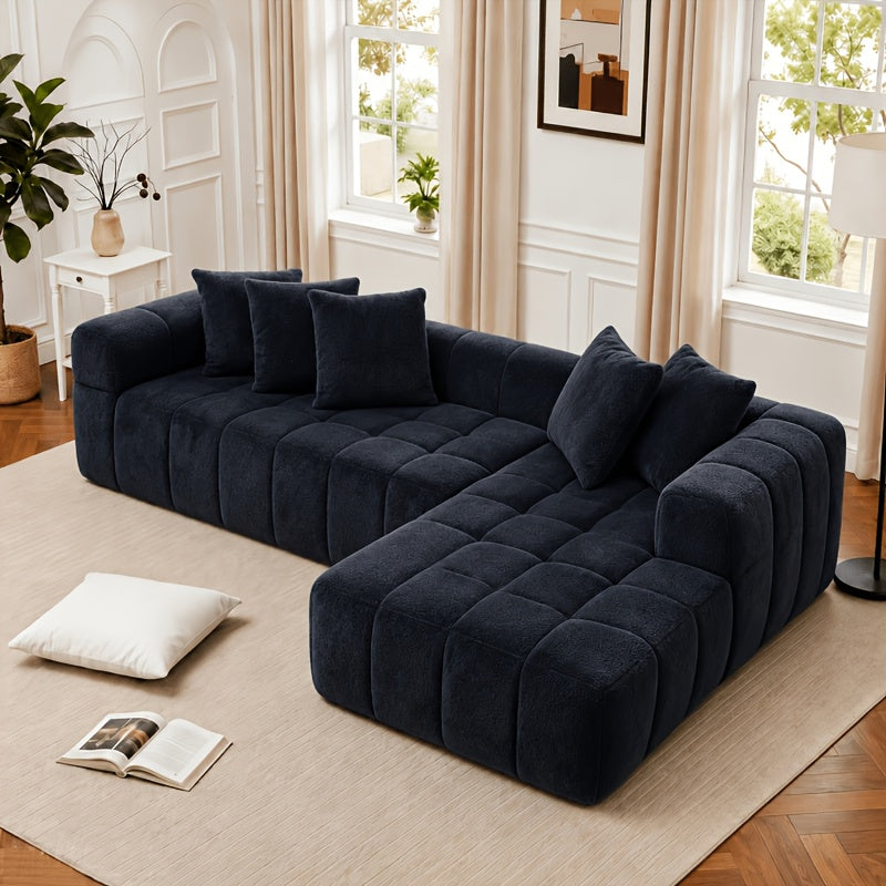 107 9 oversized modular sectional sofa deep seat l shaped - Temu