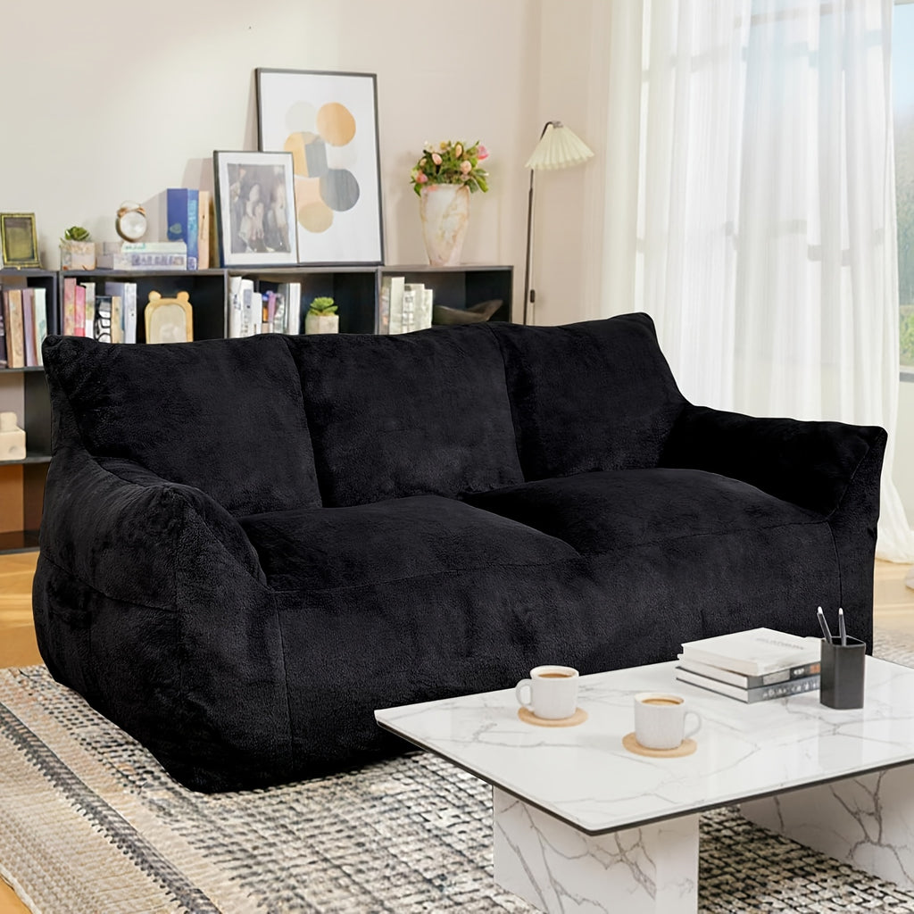 loveseat sofa oversized lounge sofa   fluffy lazy sofa - Temu