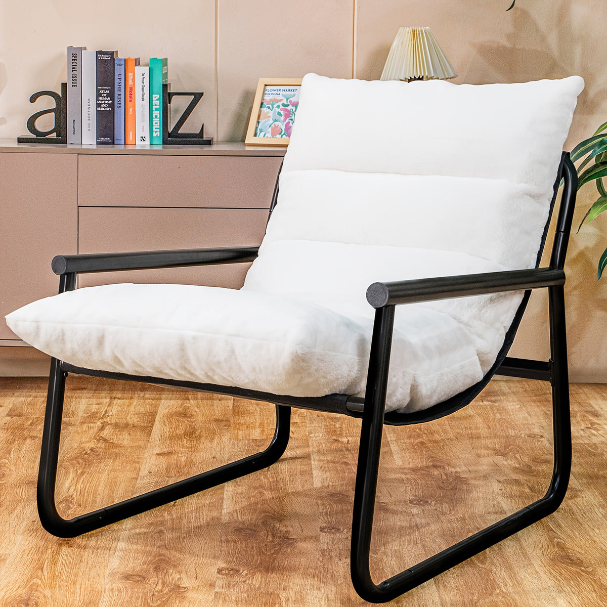 soft upholstered lounge chair individual cozy bedroom - Temu