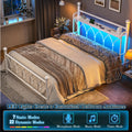 twin bed frame headboard metal twin size bed frame - Temu