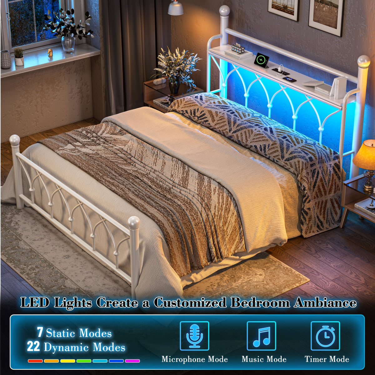 twin bed frame headboard metal twin size bed frame - Temu