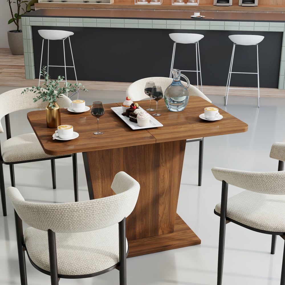 extendable dining table modern expandable kitchen table - Temu