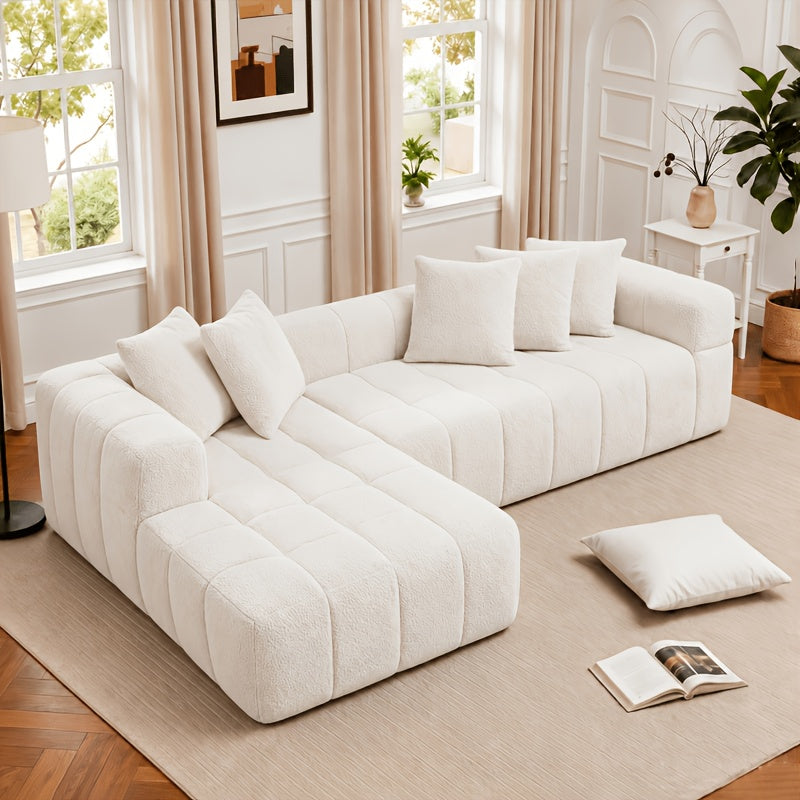 107 9 oversized modular sectional sofa deep seat l shaped - Temu