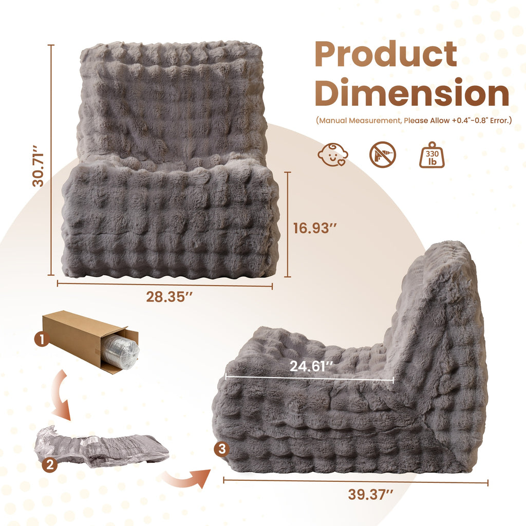 foldable single seater sofa chair suitable   teens foam - Temu