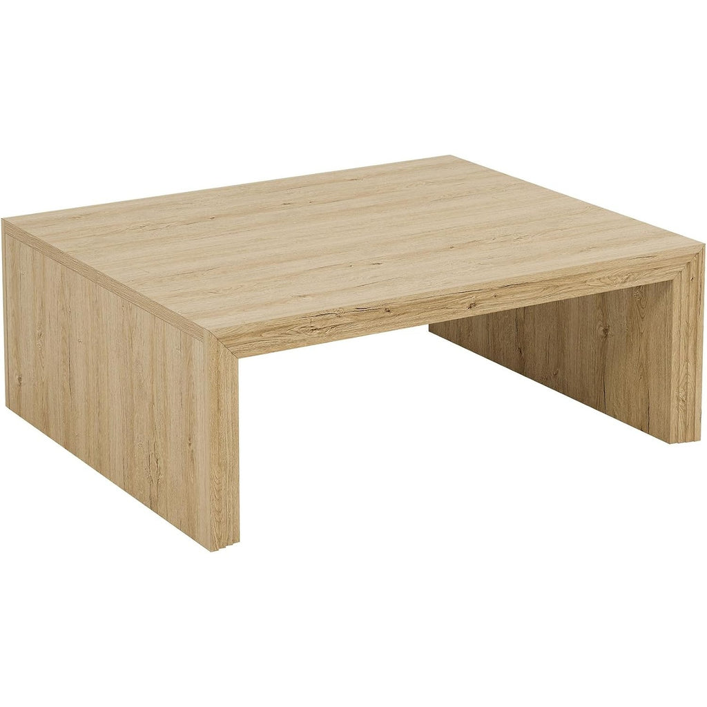 47 inch rectangle coffee table farmhouse wooden rectangular - Temu
