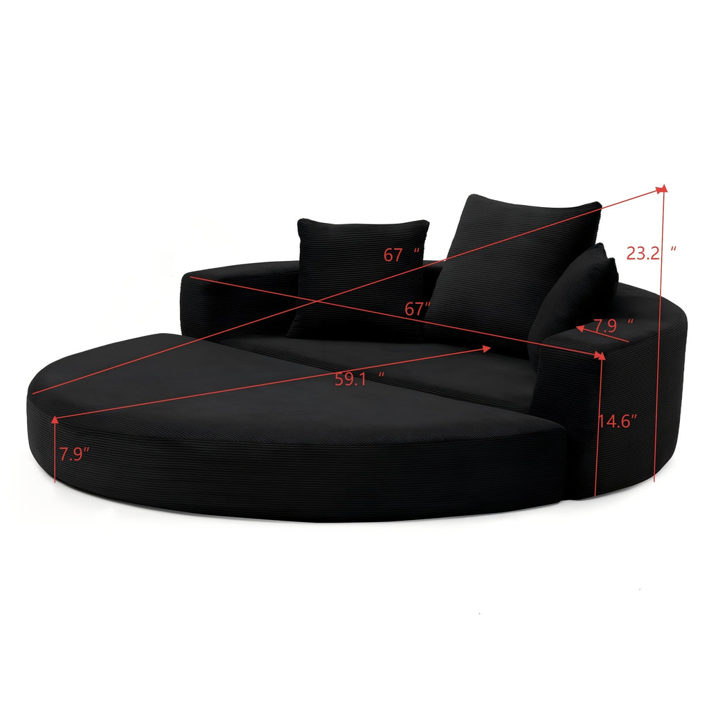 convertible sofa couch bed multi functional circular bed - Temu