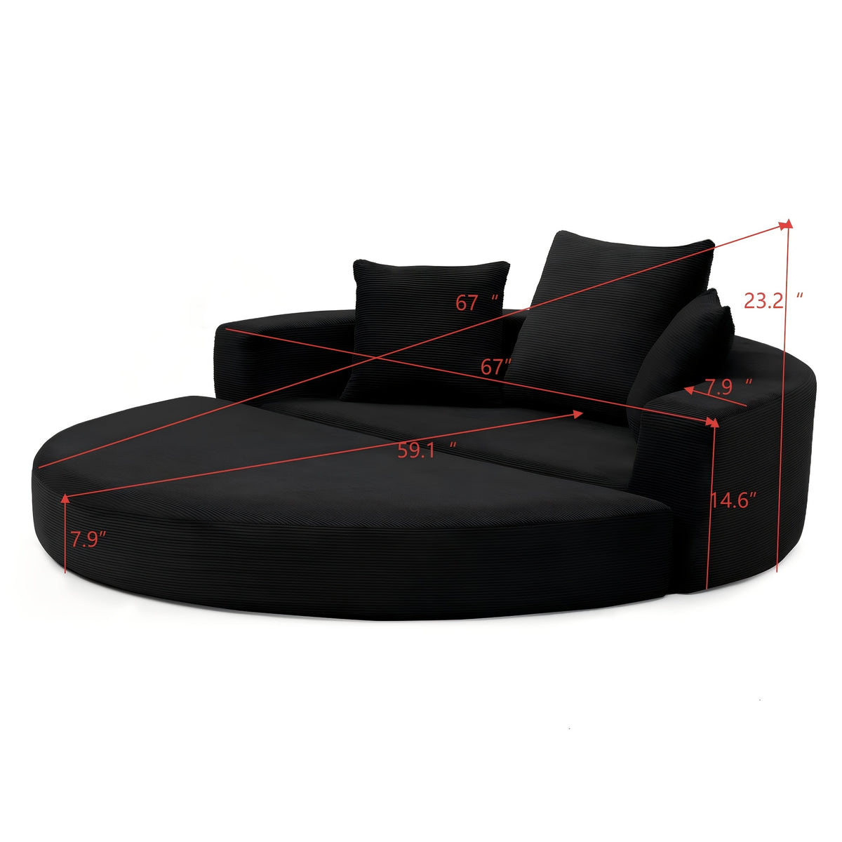 convertible sofa couch bed multi functional circular bed - Temu