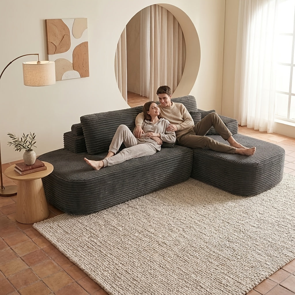 106 modular sectional sofa boneless couches living room deep - Temu