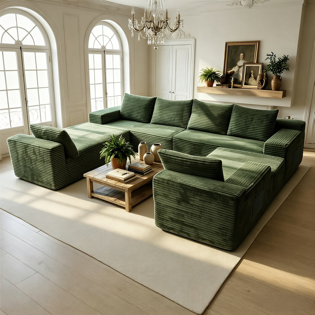 121 2 u shaped sectional couches living   seater - Temu