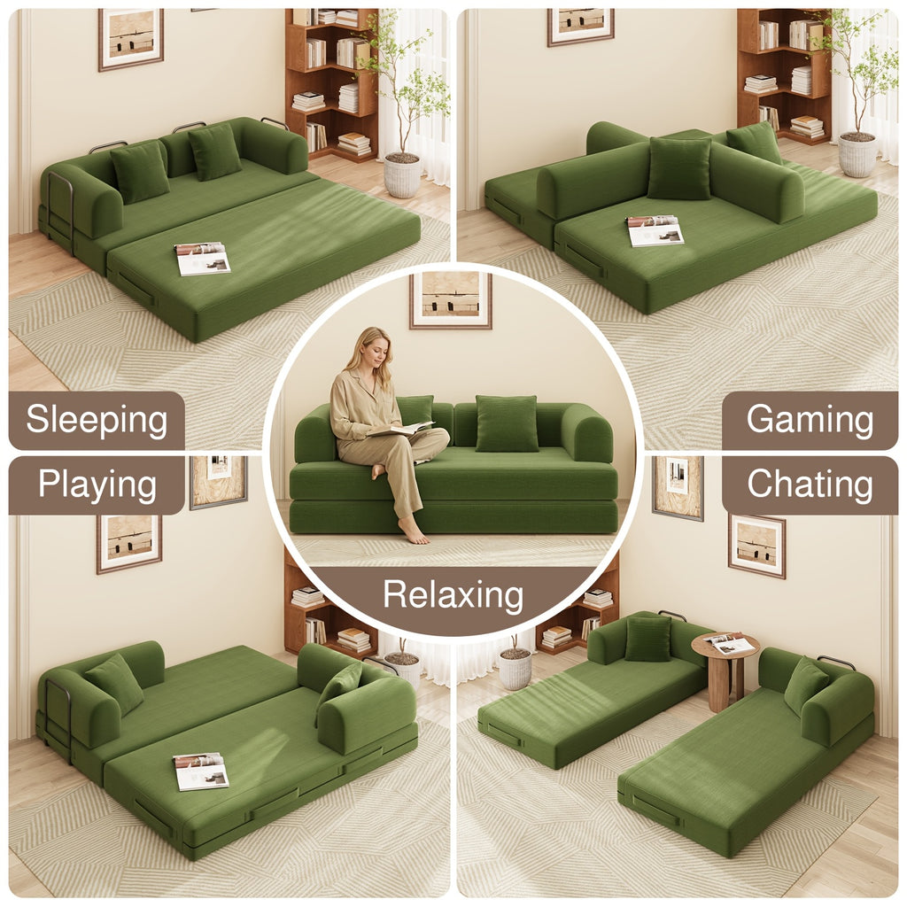5 in 1 folding multi   bed oversized corduroy - Temu