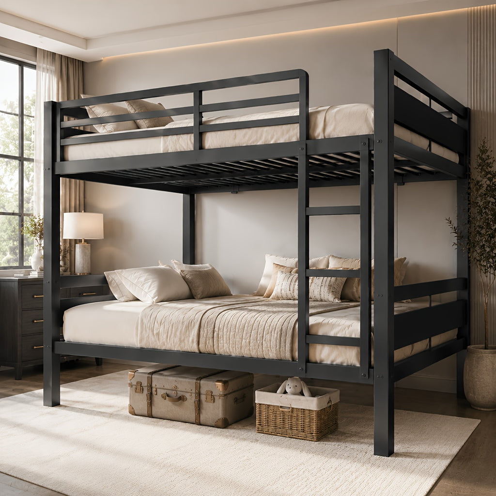 77 5 l heavy duty metal bed frame twin twin full twin bunk - Temu