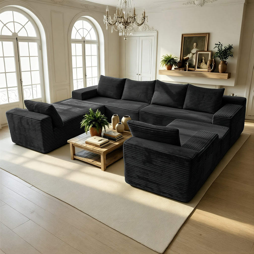 121 2 u shaped sectional couches living   seater - Temu