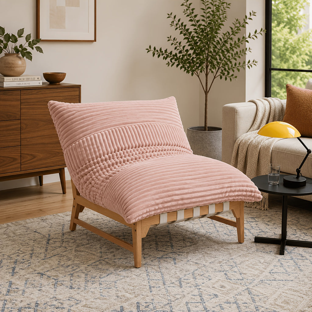 46 oversized sofa chair modern accent chair   bean - Temu