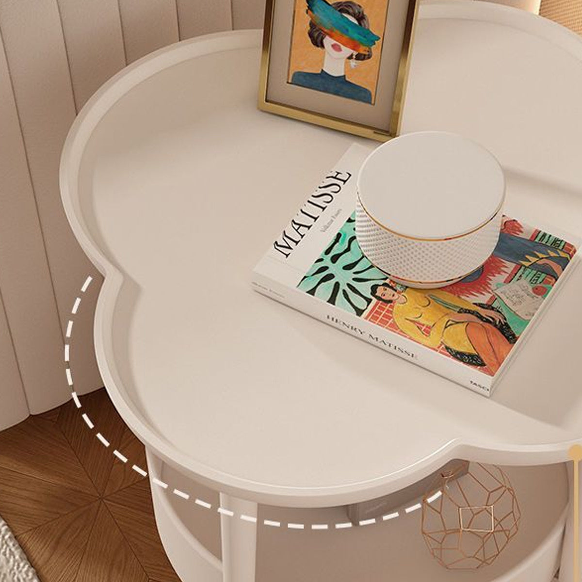 modern minimalist small coffee table 2 tier storage shelf - Temu