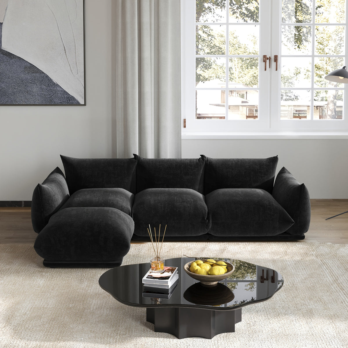 modular sofas couches l shaped sectional sofa chenille - Temu