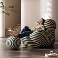 lounge chair footrest 39 37   bean bag - Temu
