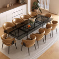 62 99 94 48 extendable dark tempered glass dining table - Temu